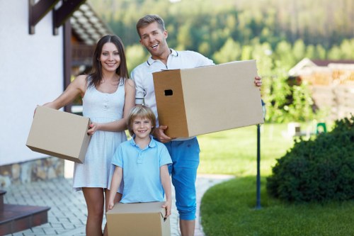 Mobile self storage container delivered in Millhill