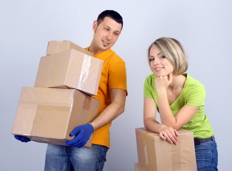 Office furniture being relocated with small removals in Millhill