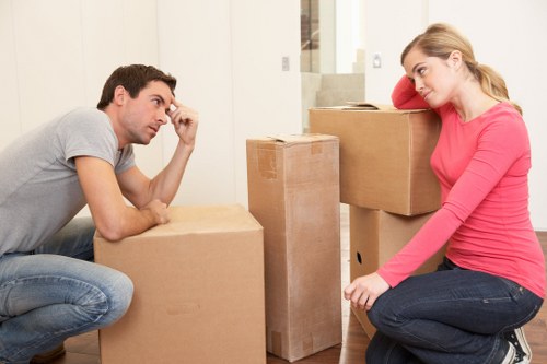 A smooth home relocation scene representing removals in Millhill
