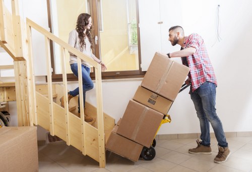 Secure mobile self storage facility in Millhill